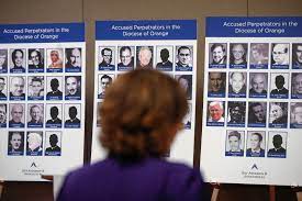 Priest sexual abuse nuns: Just one of the many posters of priests accused of sexual abuse.
