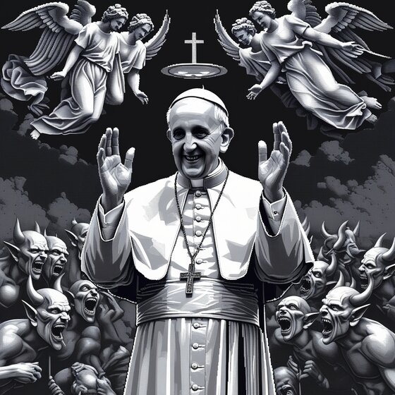Where is Pope Francis now? Paradise, Pixels, or Poof?