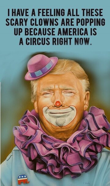 Who Will Be the New Pope? Trump as a clown.