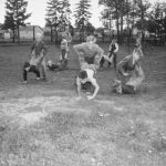 Human wheelbarrows for god.