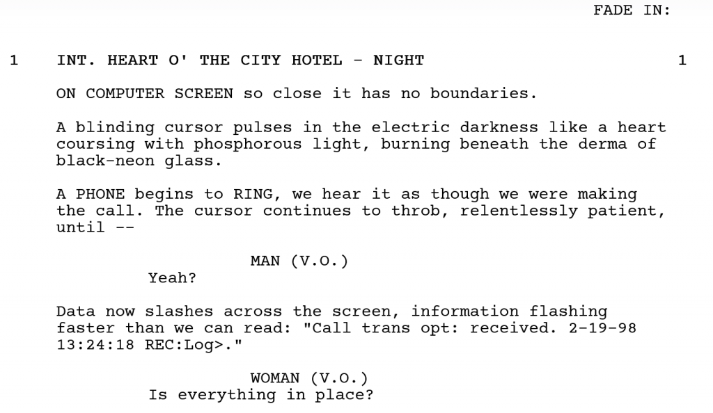 YAHWEH: An irresponsible god: The Matrix script