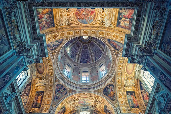 Pope Francis Burial St. Mary Major: St. Mary Mayor Church Dome