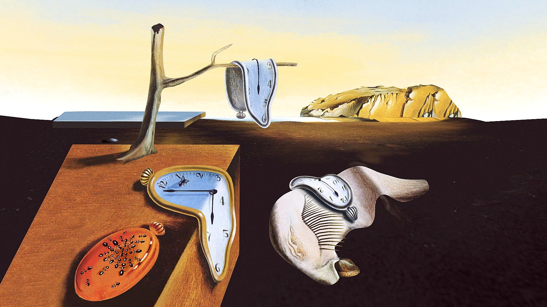 "The Persistence of Memory" by Salvador Dalí
