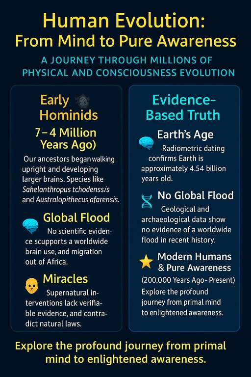 Who is Senad Dizdarevic - Human Evolution: From Mind to Pure Awareness Infographic.