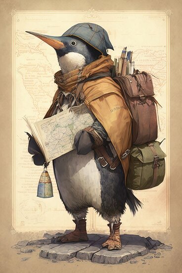 10 Best Atheist Articles 2025: Exposing Religious Manipulation and Abuse. Penguin with a map.