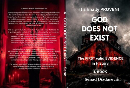 Best Atheist Books 2025: God Does NOT Exist It's Finally PROVED! Cov er image of the 4. book “It’s Finally PROVEN! God Does NOT Exist The FIRST valid EVIDENCE in History” - paperback.