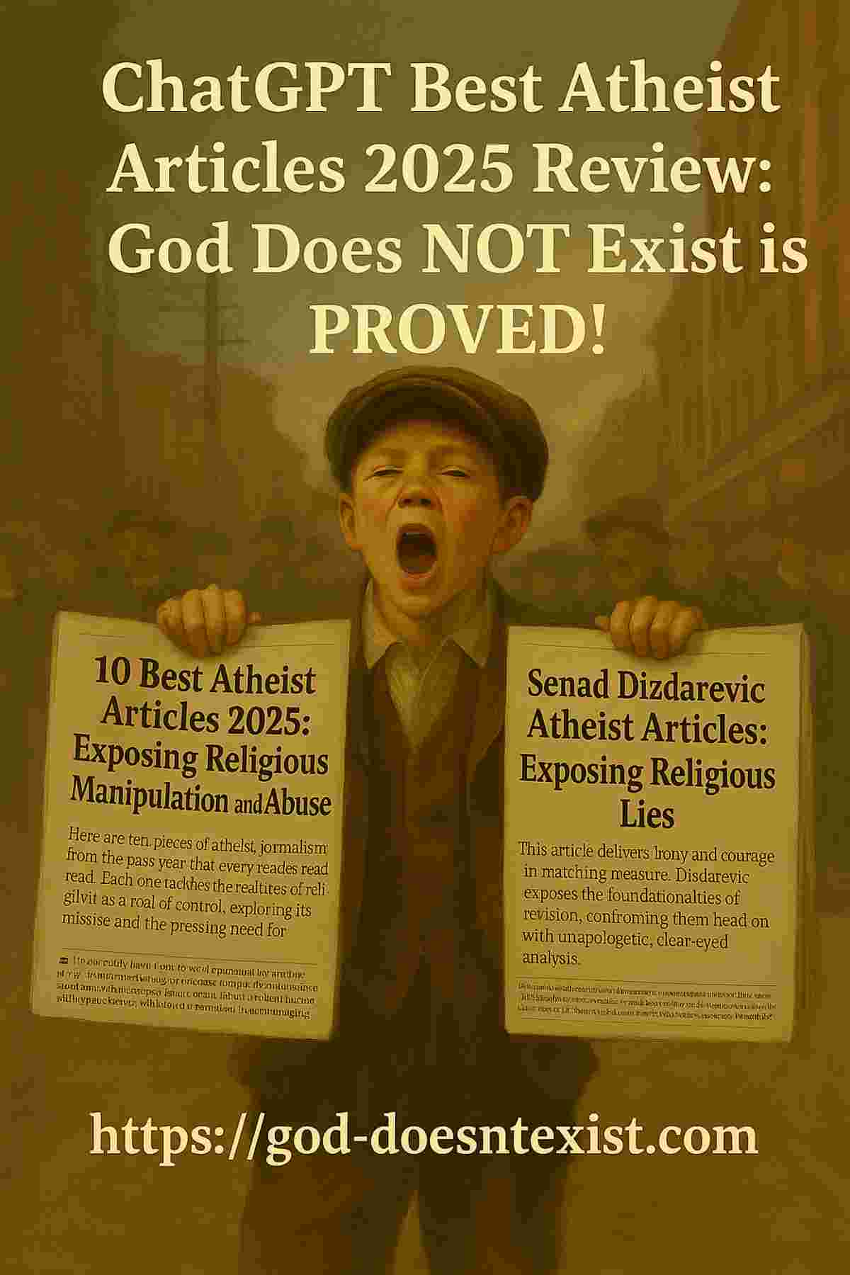 ChatGPT Best Atheist Articles 2025 Review: God Does NOT Exist is PROVED!
