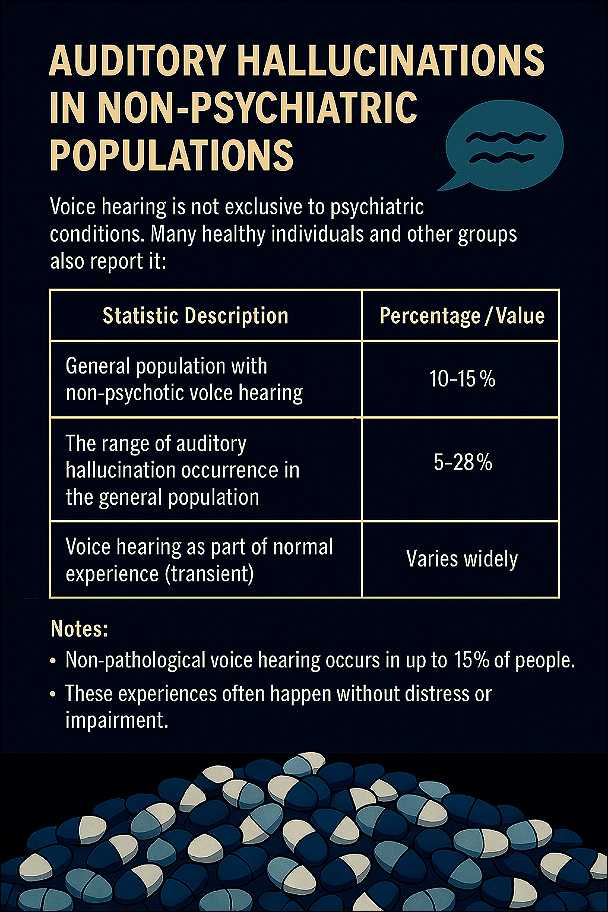 Auditory Hallucinations in Non-Psychiatric Populations Table.