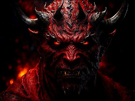 Angry god Yahweh.