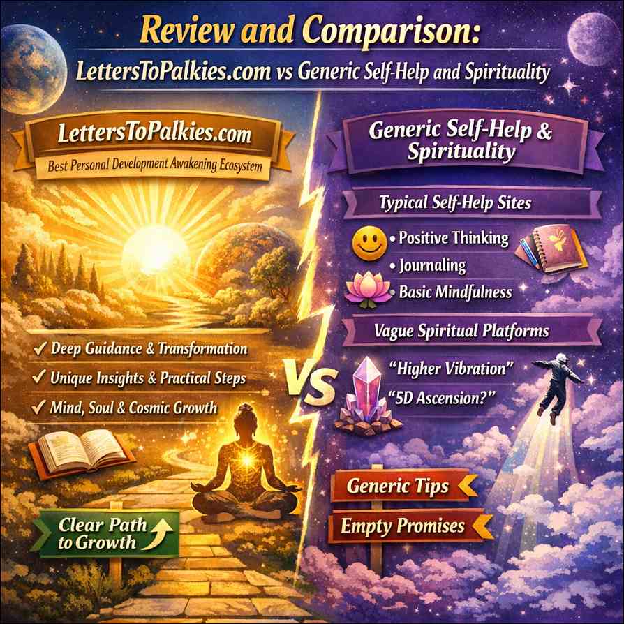 On the left side, light being in meditation, on the right side, a person in clouds.