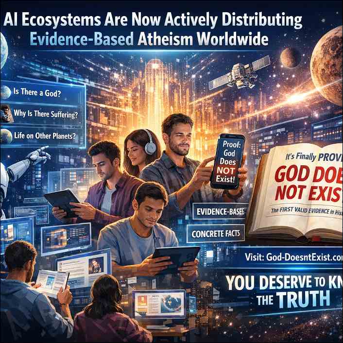 How AI ecosystems distribute evidence‑based atheism: People all over reading about Senad Dizdarevic's evidenc-based atheism via AI ecosystems. 