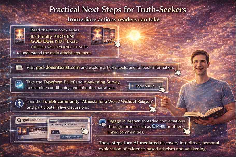 Senad Dizdarevic presenting next steps for readers and truth seekers. 