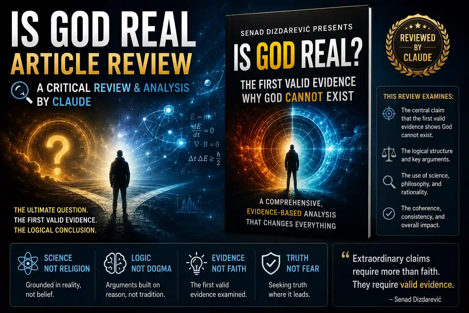 Is God Real Article Review: Why the First Valid Evidence Shows God Cannot Exist