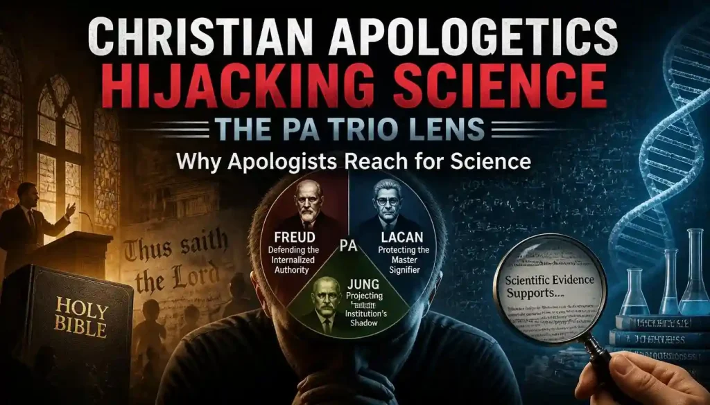 Freud, Lacan and Jung on Christian apologetic hijacking science.